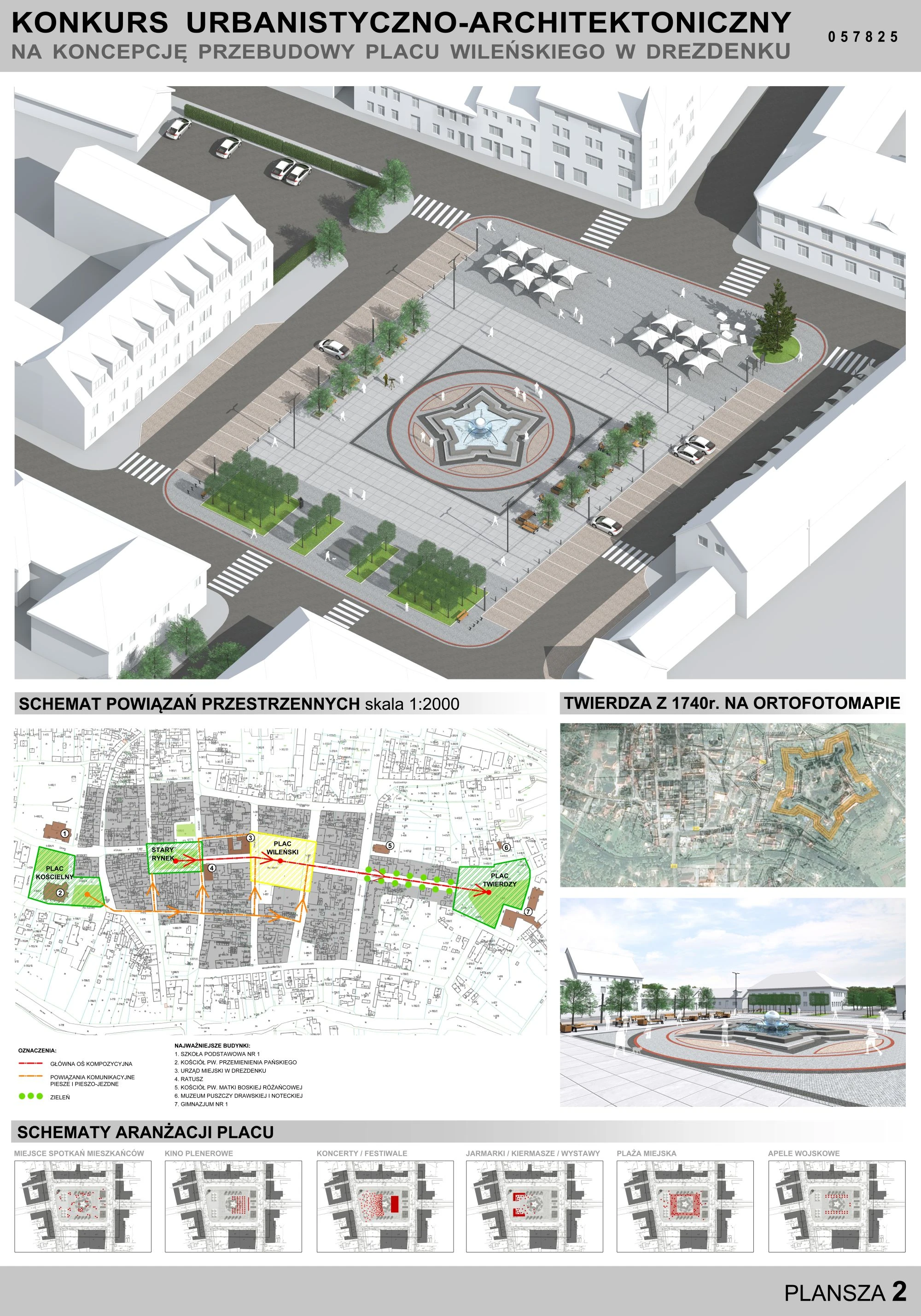 Plac Wileński w Drezdenku — ujęcie 2